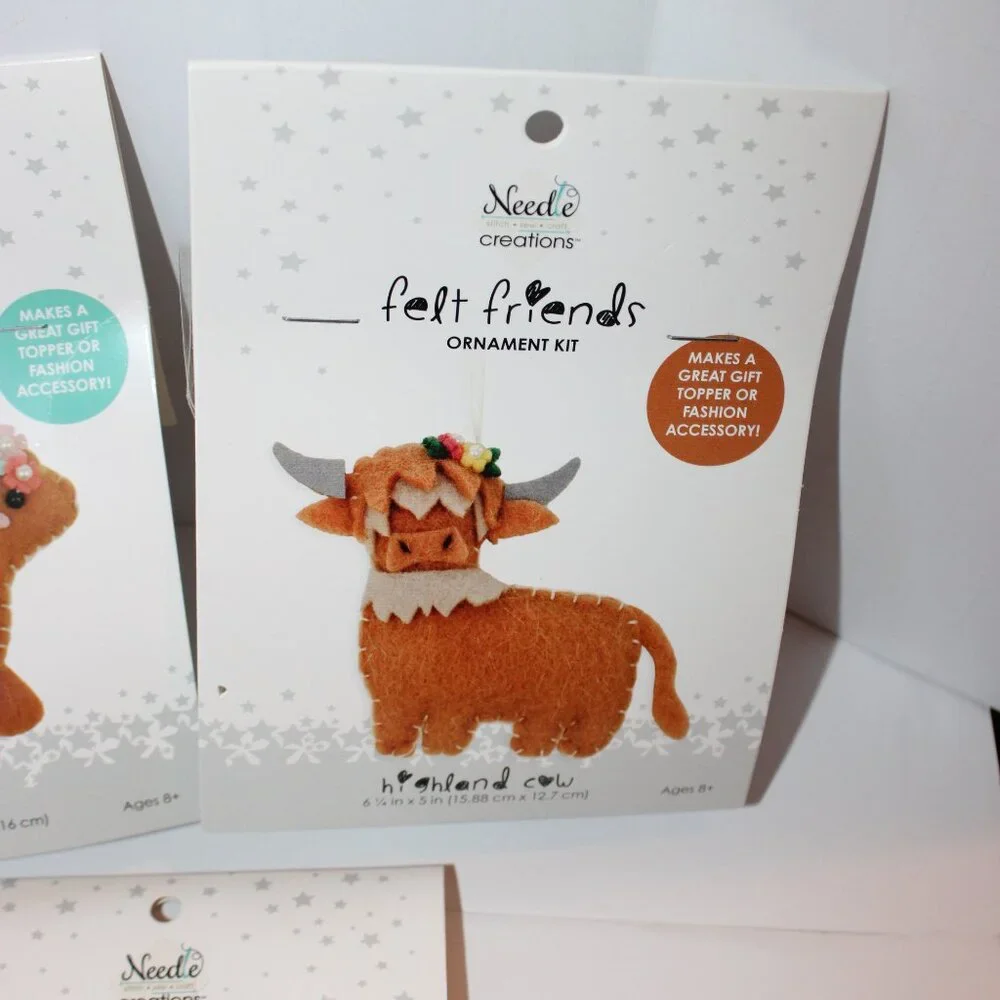 Felt Friends Ornament Kit Set of 5 - Picture 4 of 6